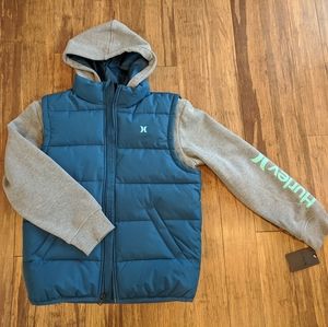 Hurley Hoodie Vest Combo Youth Large